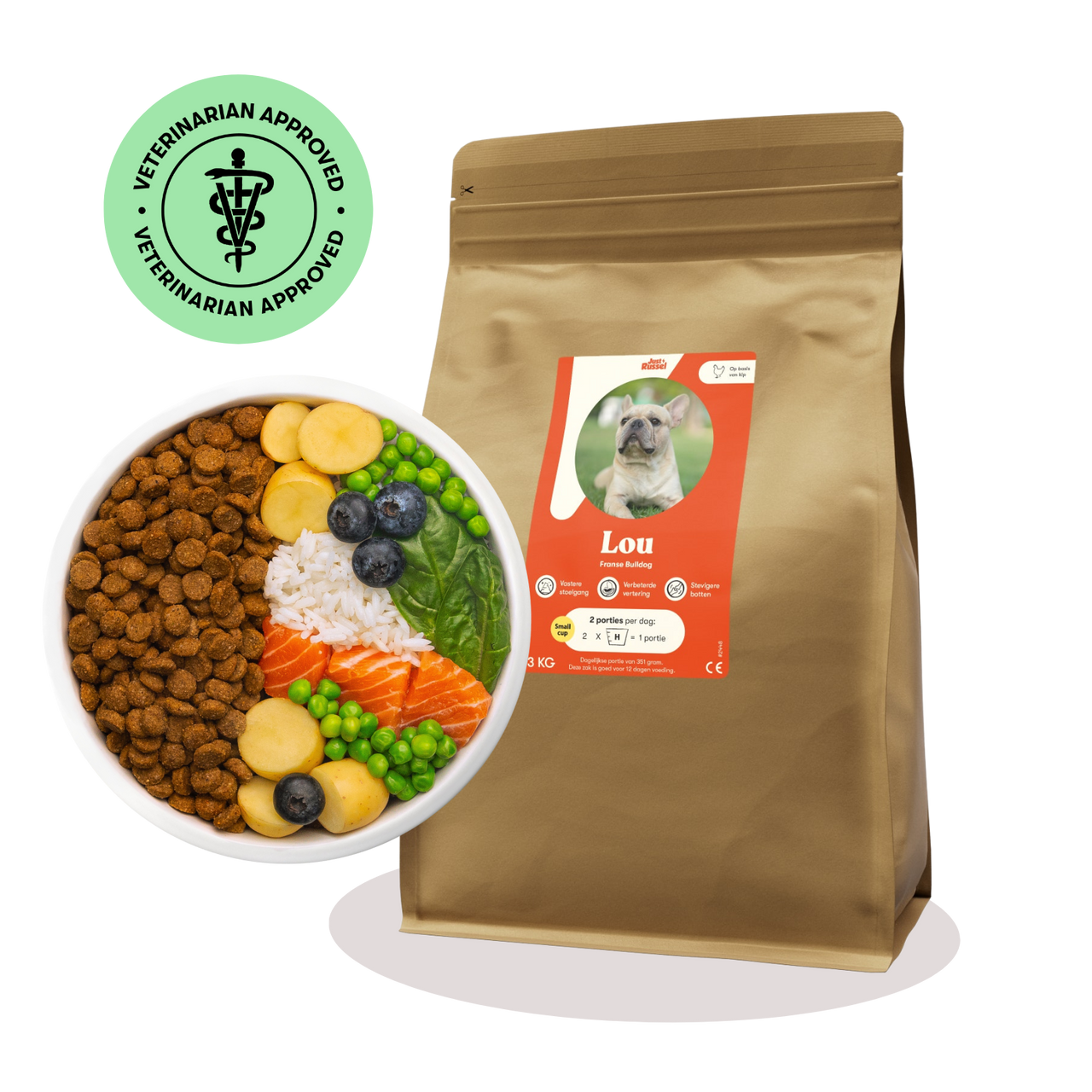 Croquettes diététiques personnalisées pour chien - 3KG