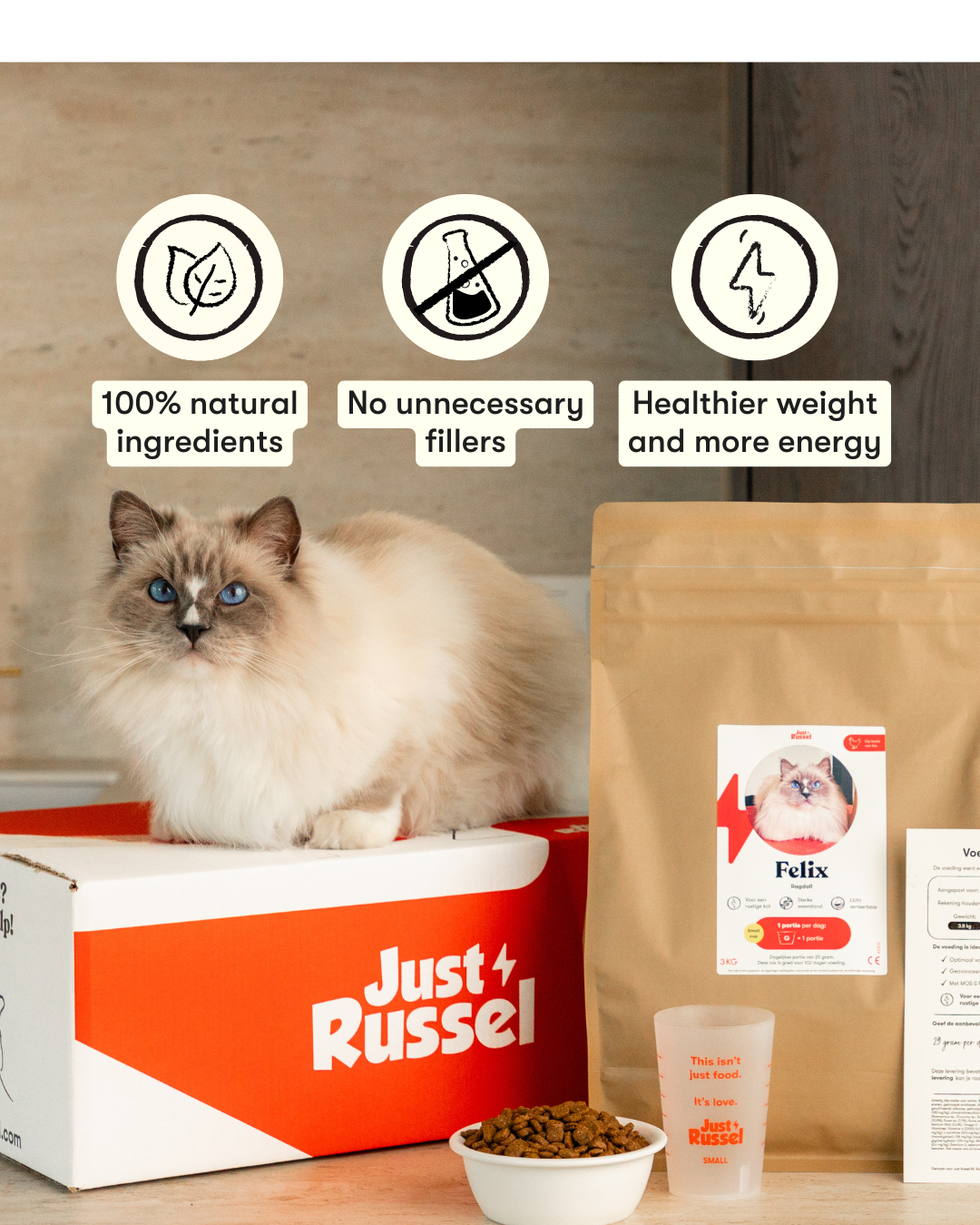 Nourriture pour chat personnalisée - 3KG