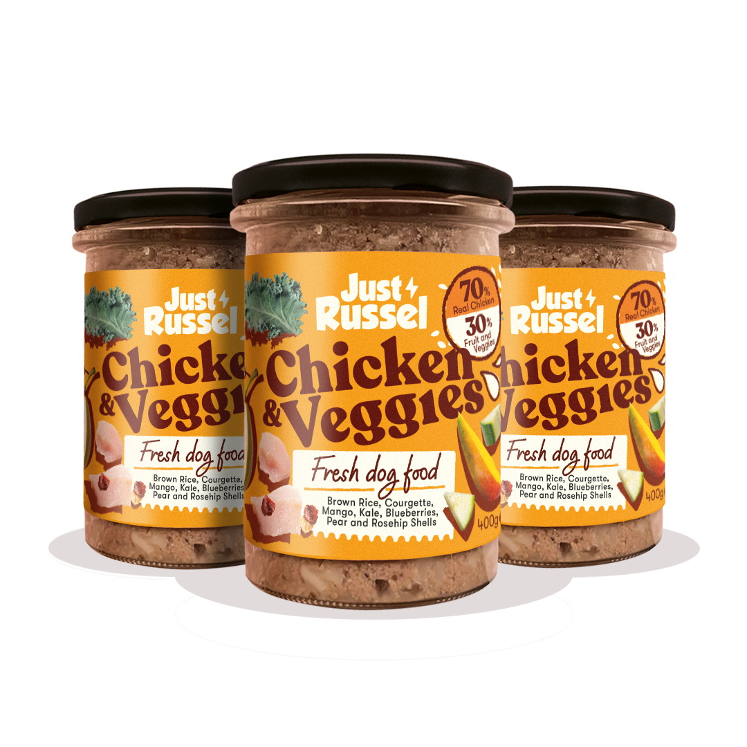 Verse hondenvoeding - Kip & Veggies
