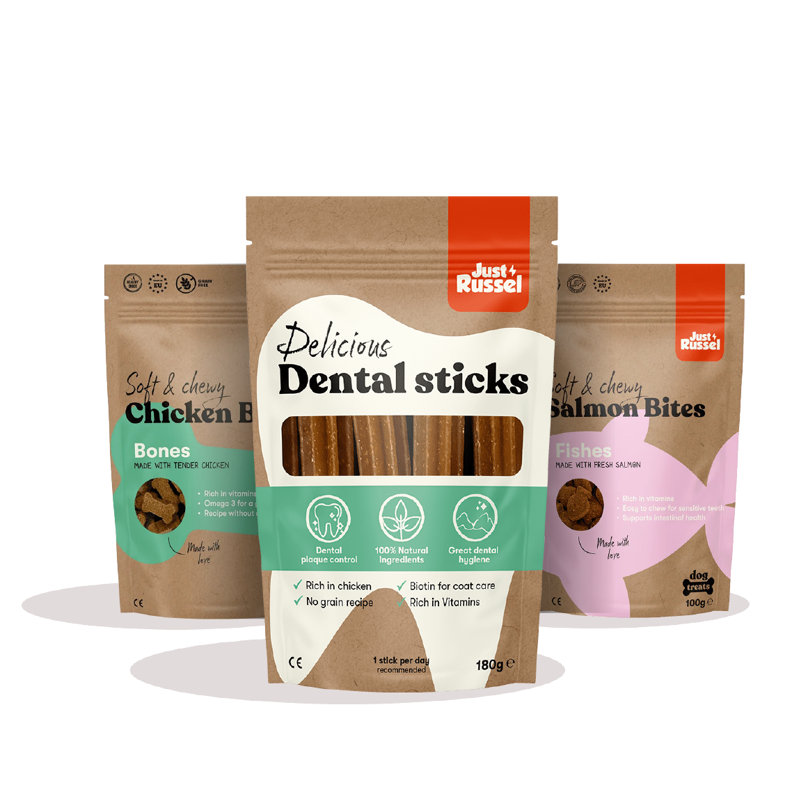 Gezonde hondensnacks bundel – Just Russel Shop